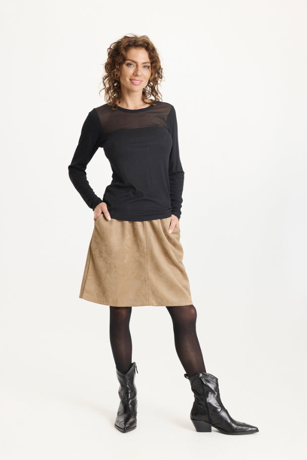 Yvonne t-shirt med mesh