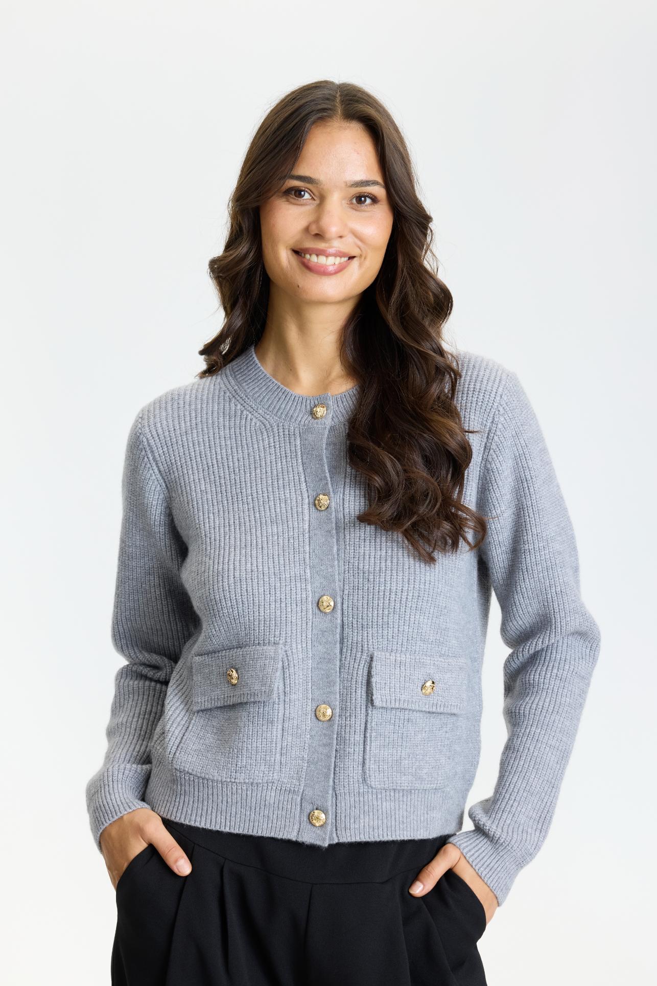Liv strikcardigan