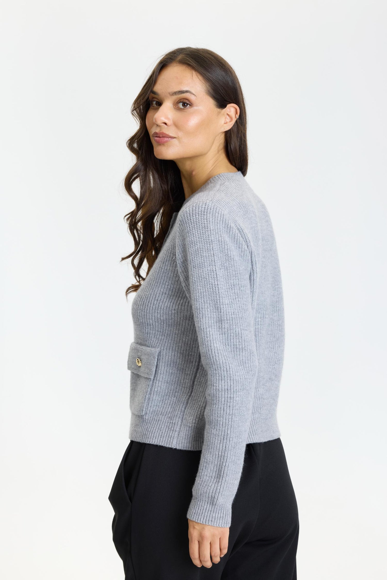 Liv strikcardigan
