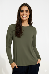 Nina langærmet t-shirt