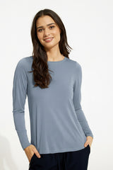 Nina langærmet t-shirt